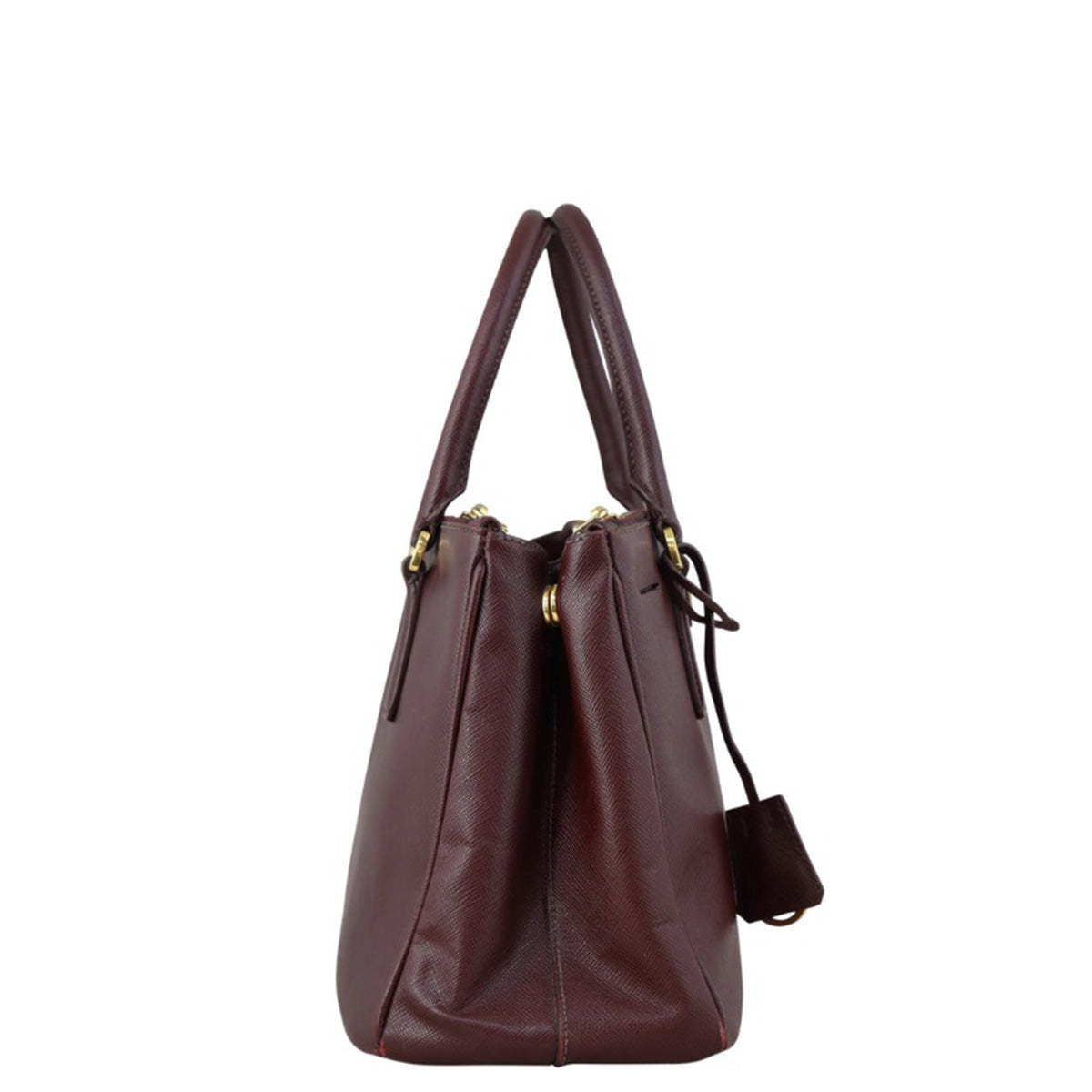 Prada Saffiano Galleria Double Zip Tote Small