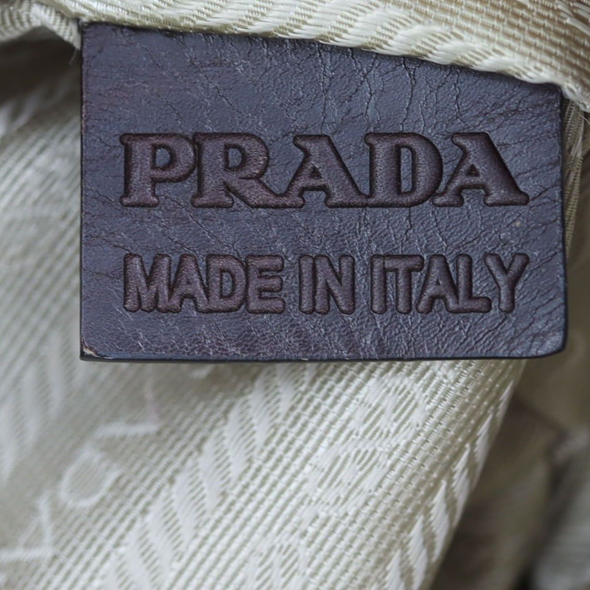 Prada Canapa Logo Bowler