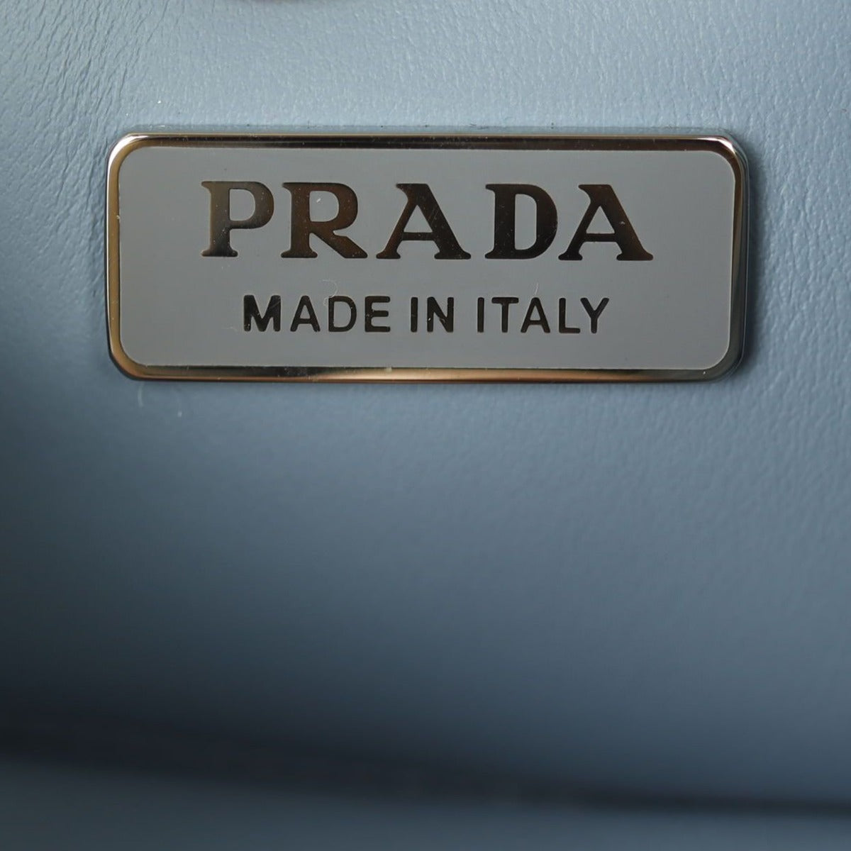 Prada Tessuto Studded Etiquette Mini Crossbody