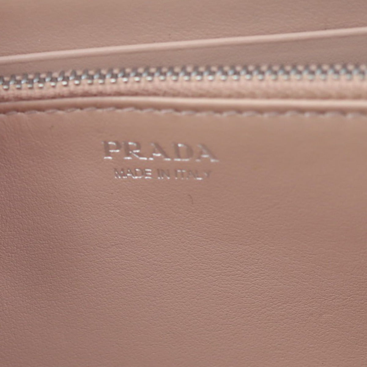 Prada Saffiano Zip Around Wallet