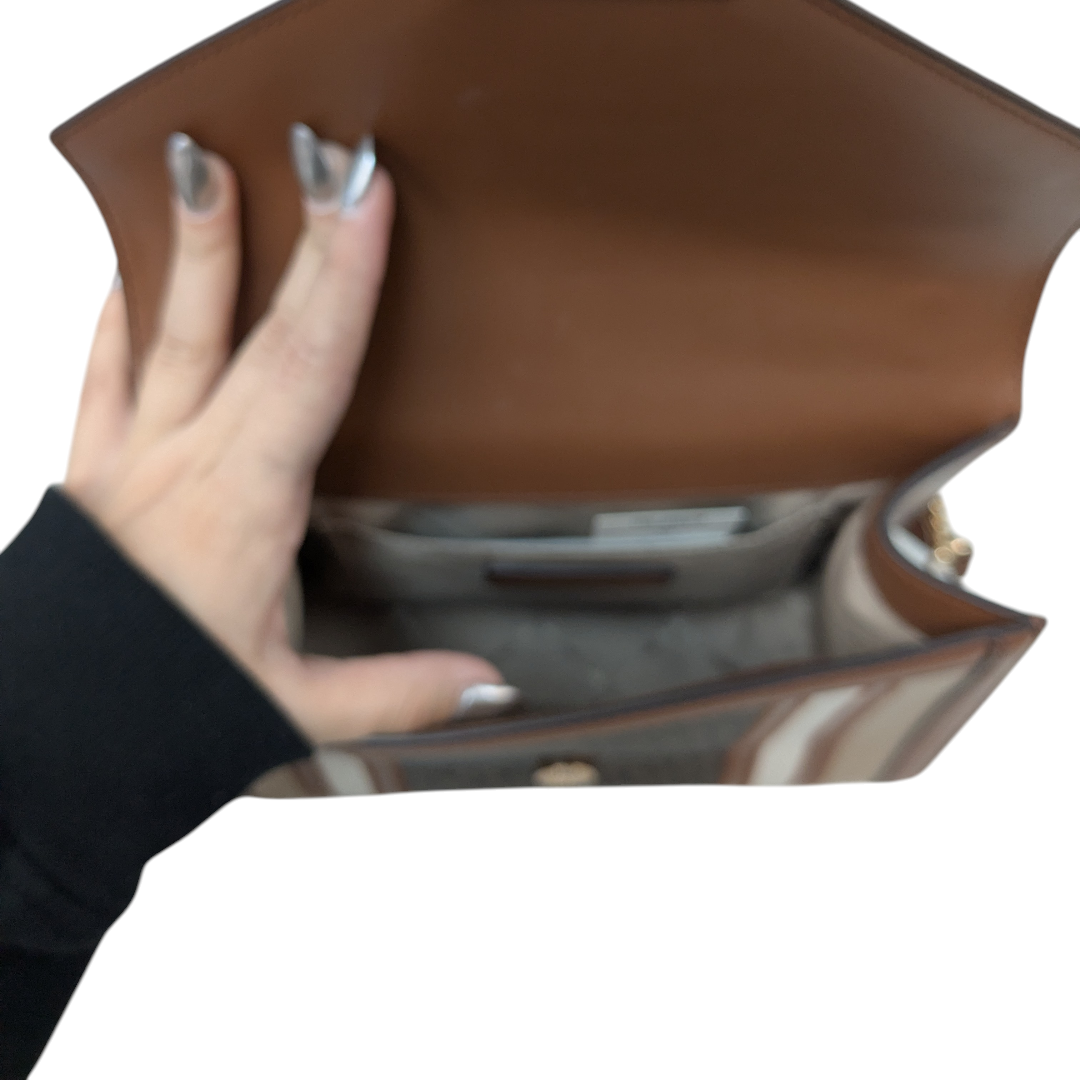Handbag Designer By Michael Kors In Brown, Size:Small