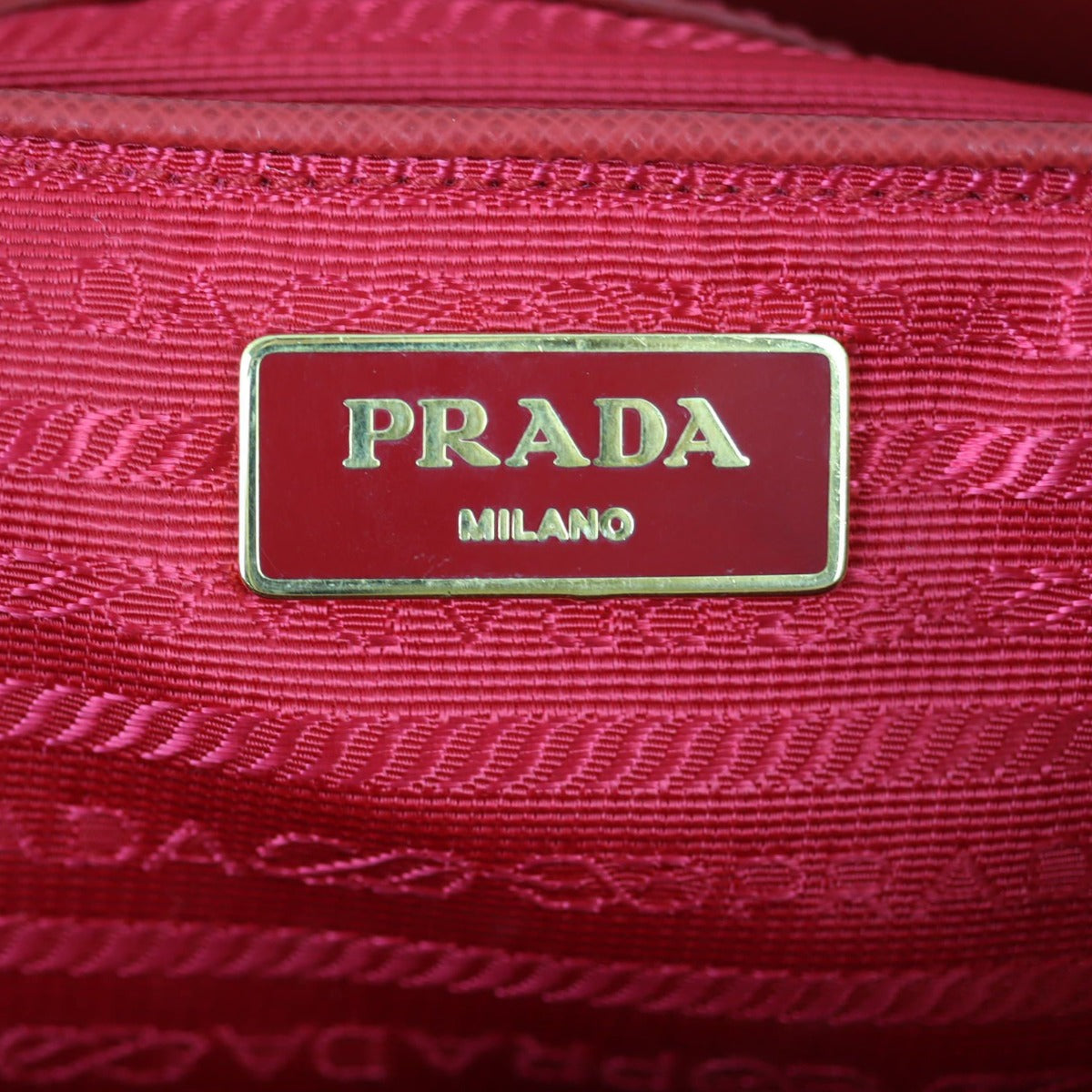 Prada Saffiano Lux Galleria Double Zip Tote Medium