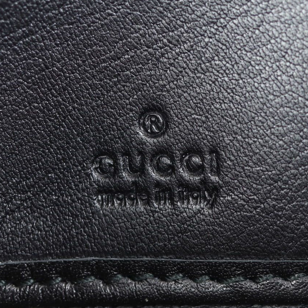 Gucci Guccissima Twins Zip Around Wallet Large