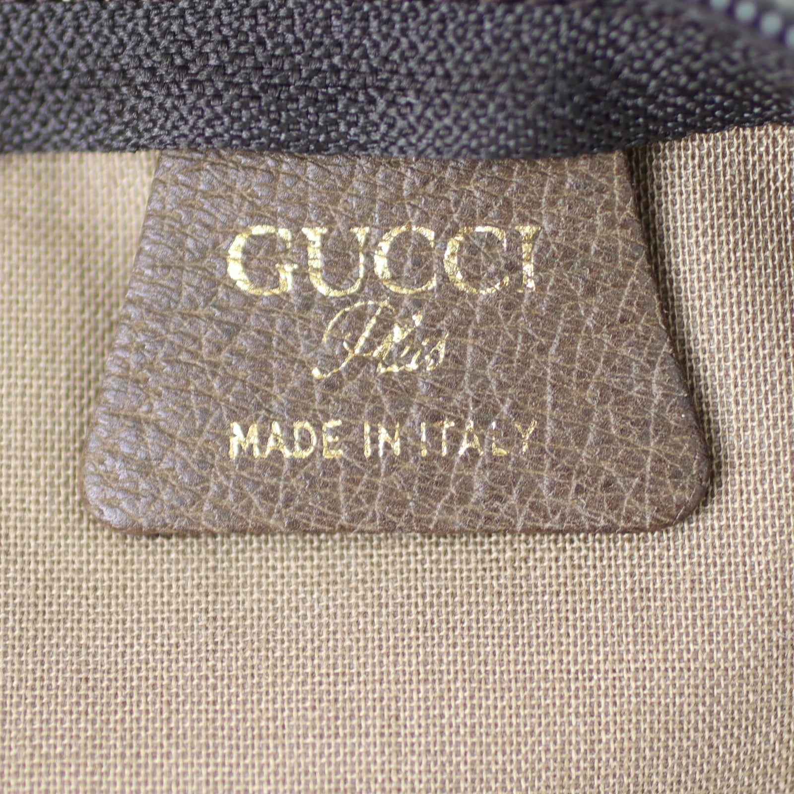Gucci Vintage GG Plus Web Travel Tote