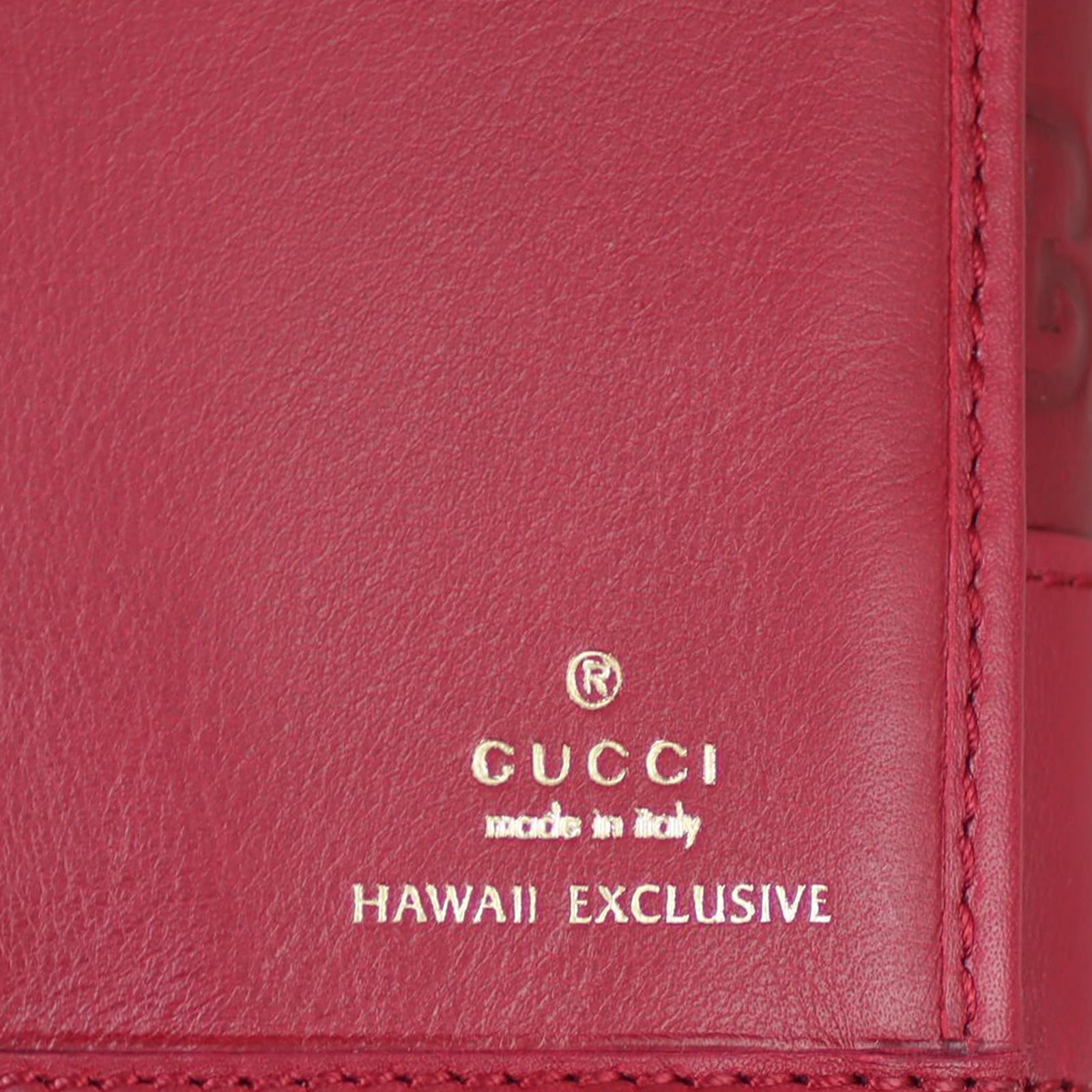 Gucci Heart-Bit Guccissima Continental Wallet