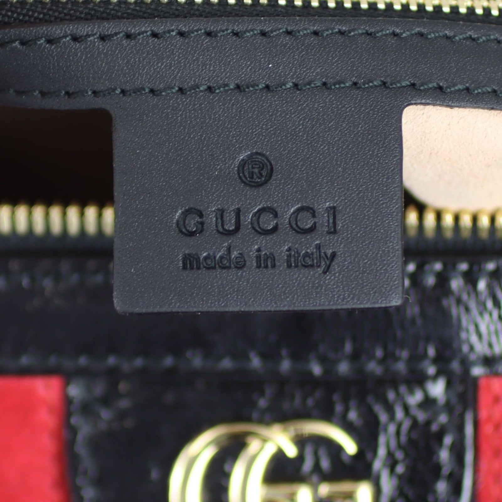 Gucci Ophidia Suede Boston Bag