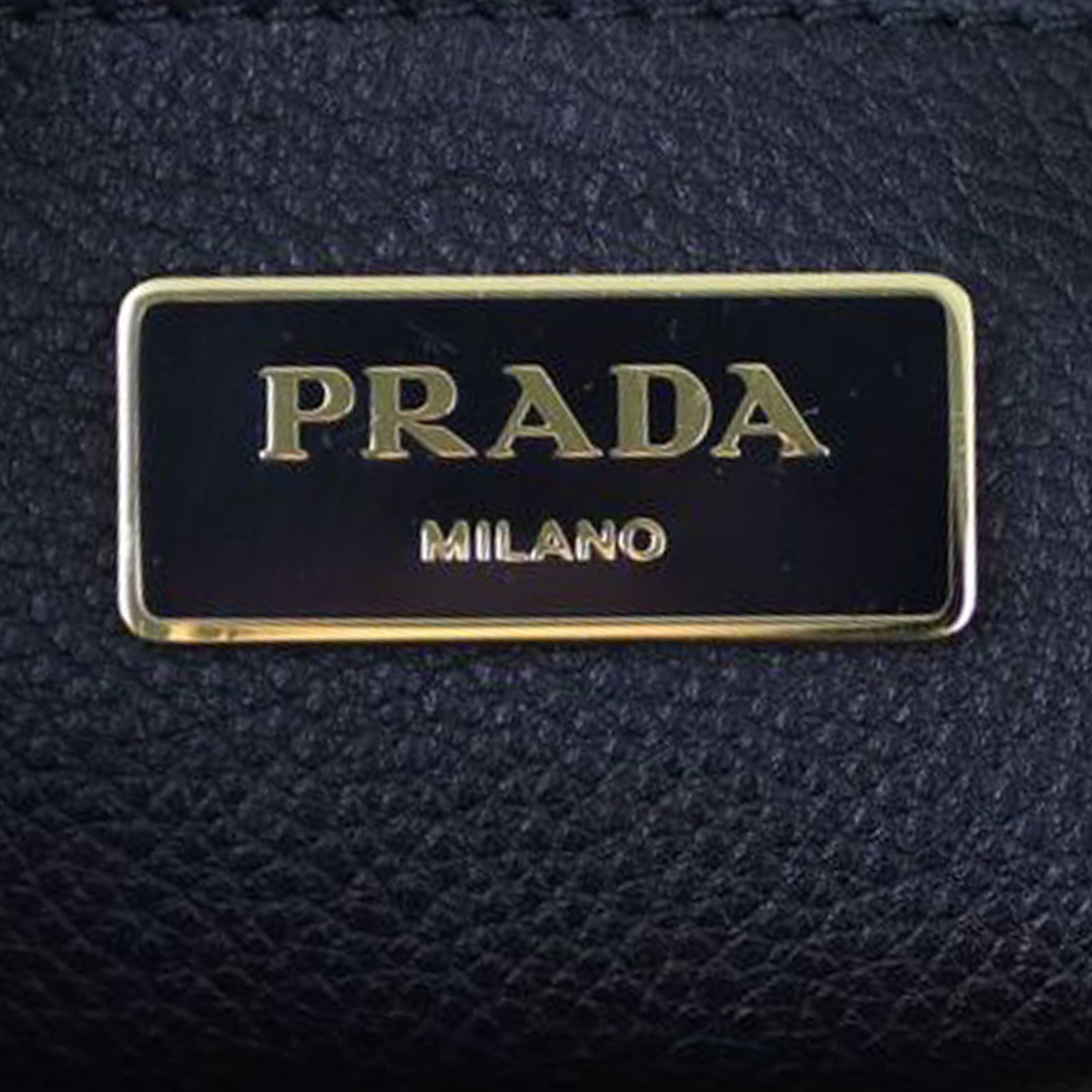 Prada Vitello Grain Top Handle Tote