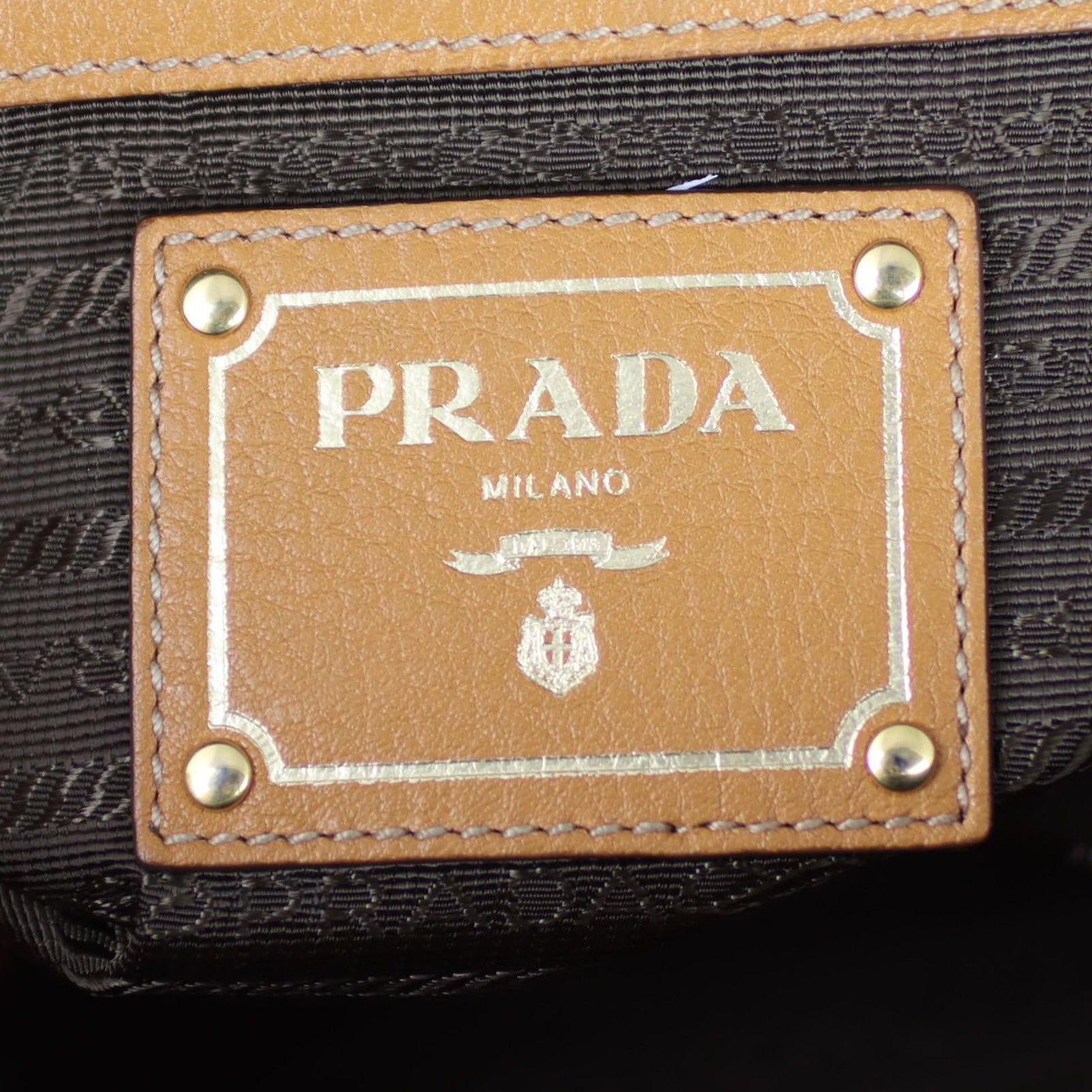 Prada Vitello Daino Bowler Bag