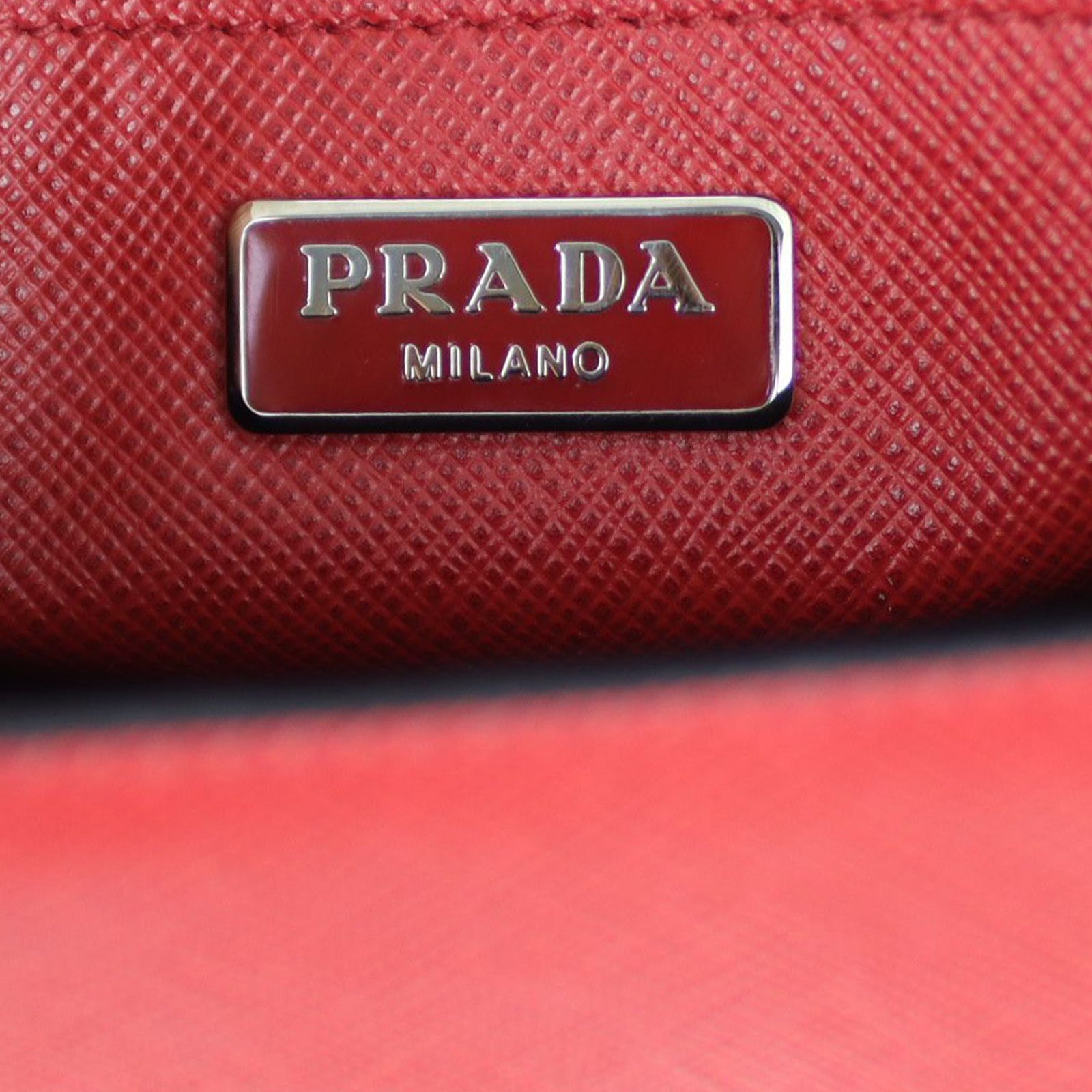 Prada Saffiano Lux Sound Crossbody Bag