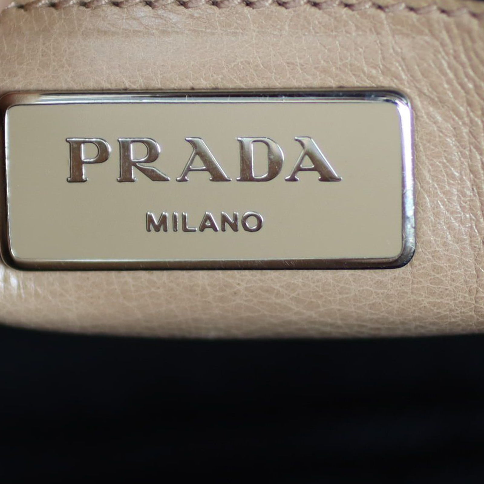 Prada Twin Pocket Glace Calfskin Tote Small