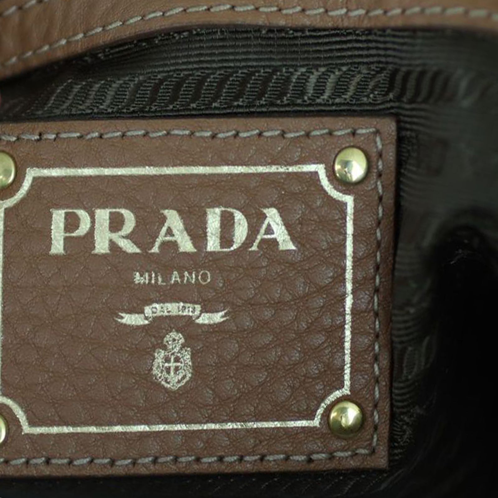 Prada Vitello Daino Hobo Bag