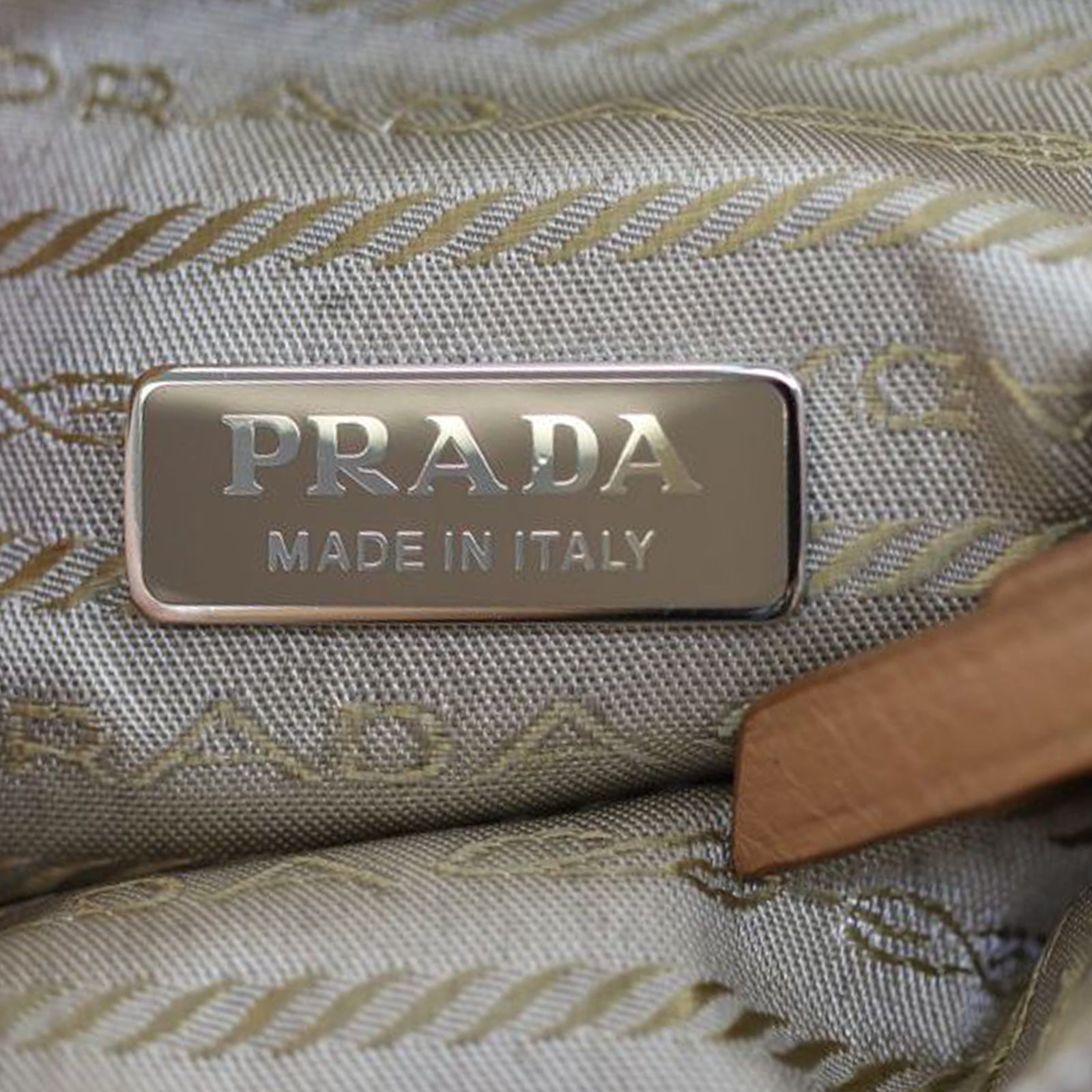 Prada Cervo Fold Over Clutch