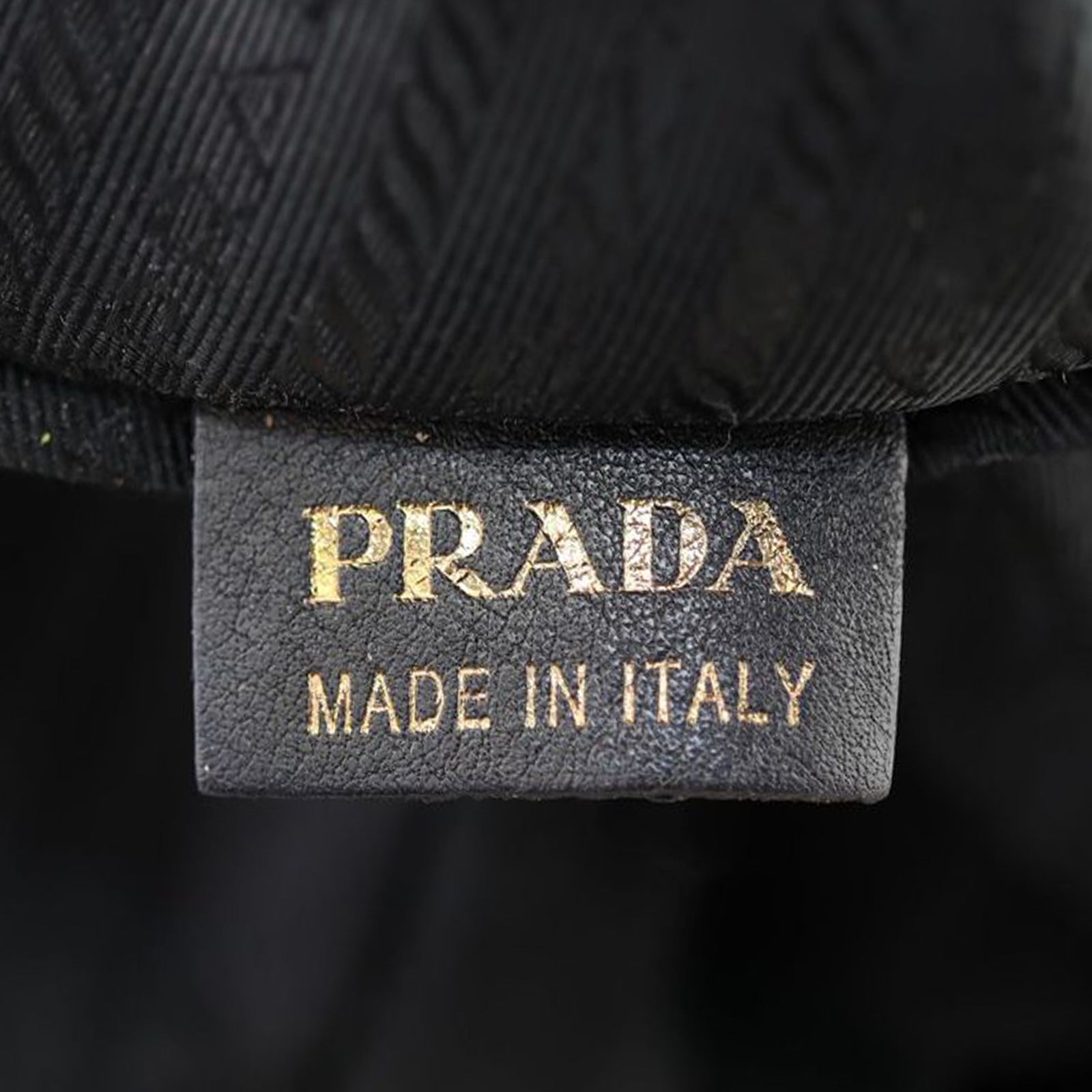 Prada Pleated Nappa Shoulder Bag