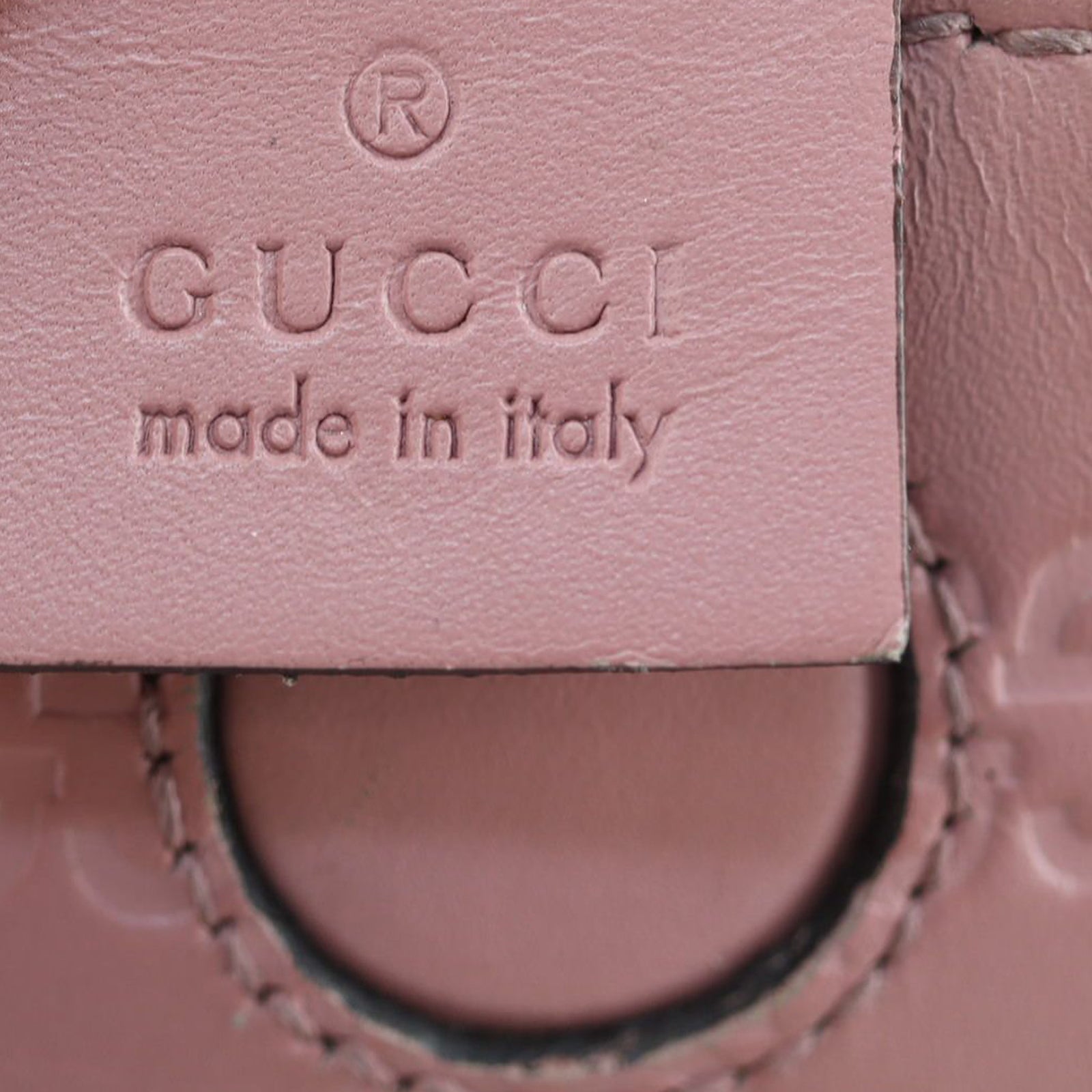 Gucci Guccissima Linea A Bee Foldover Tote