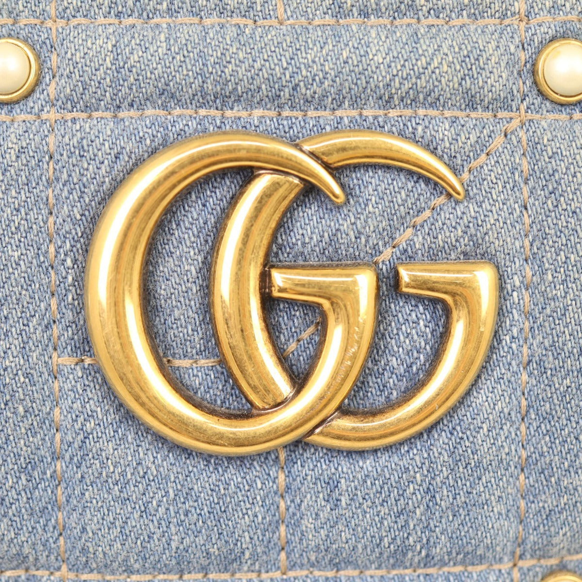 Gucci GG Marmont Denim Backpack