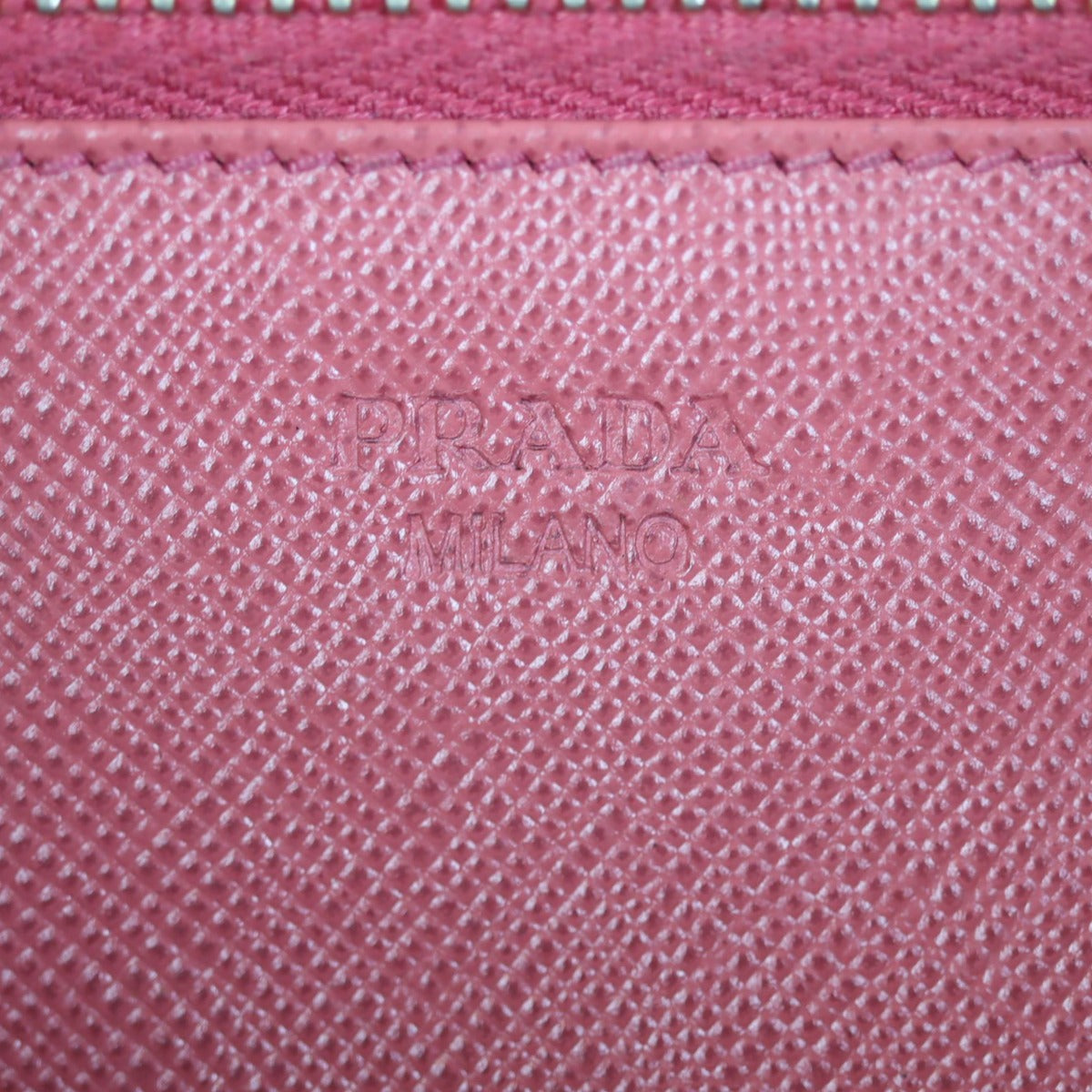 Prada Saffiano Metal Wallet on Strap
