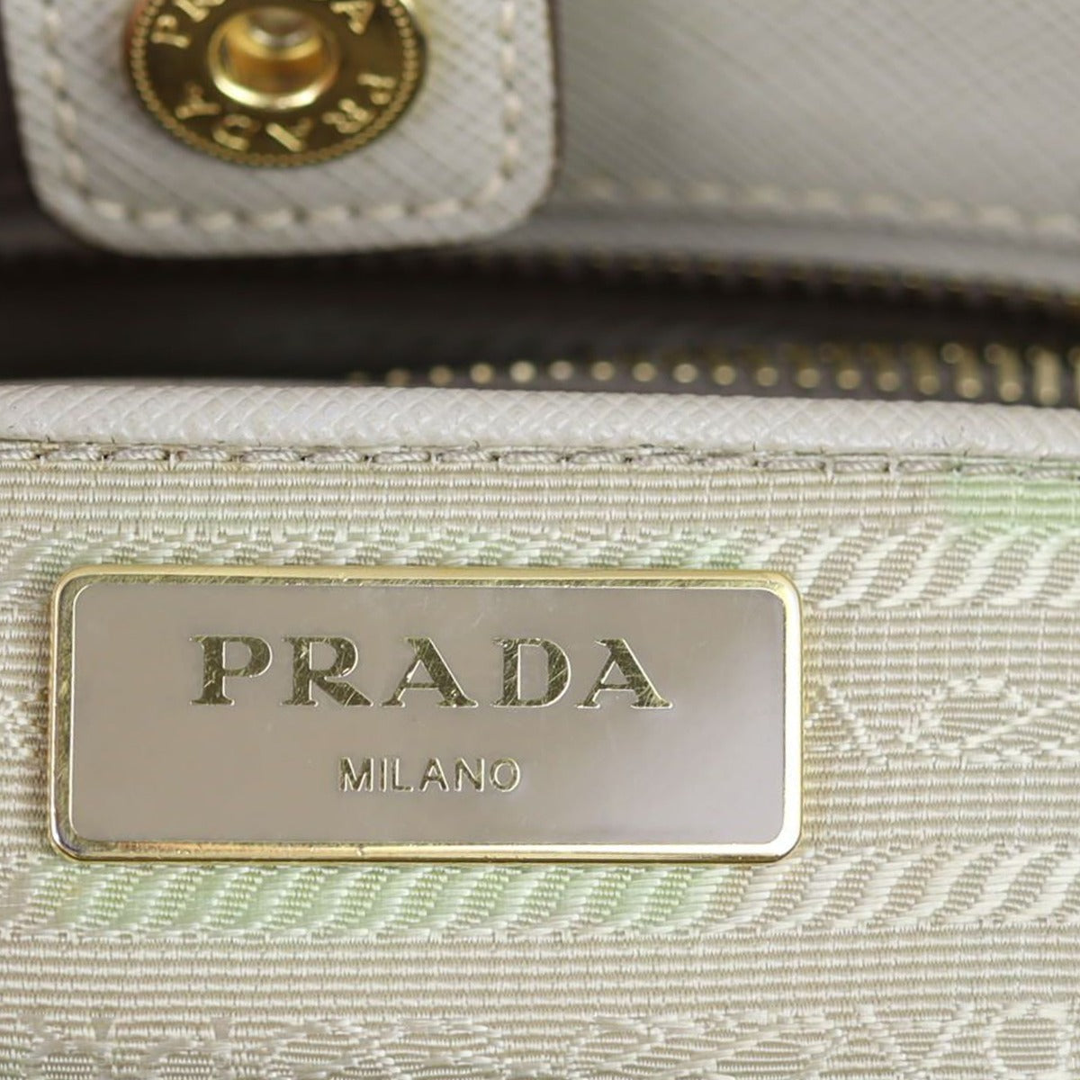 Prada Saffiano Bi-Colour Shopping Tote