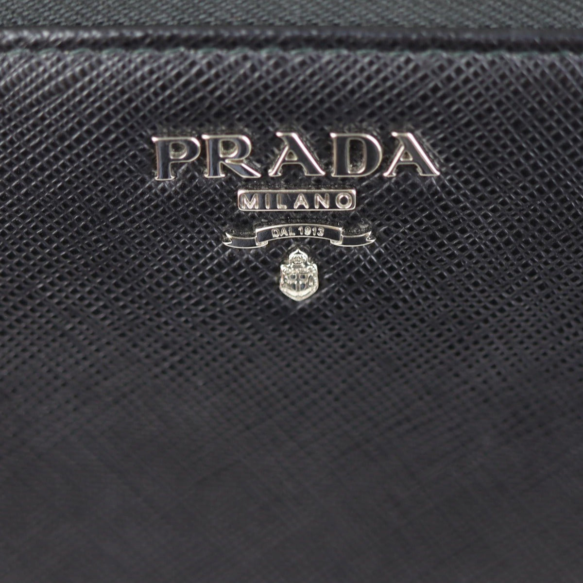 Prada Saffiano Zip Around Wallet
