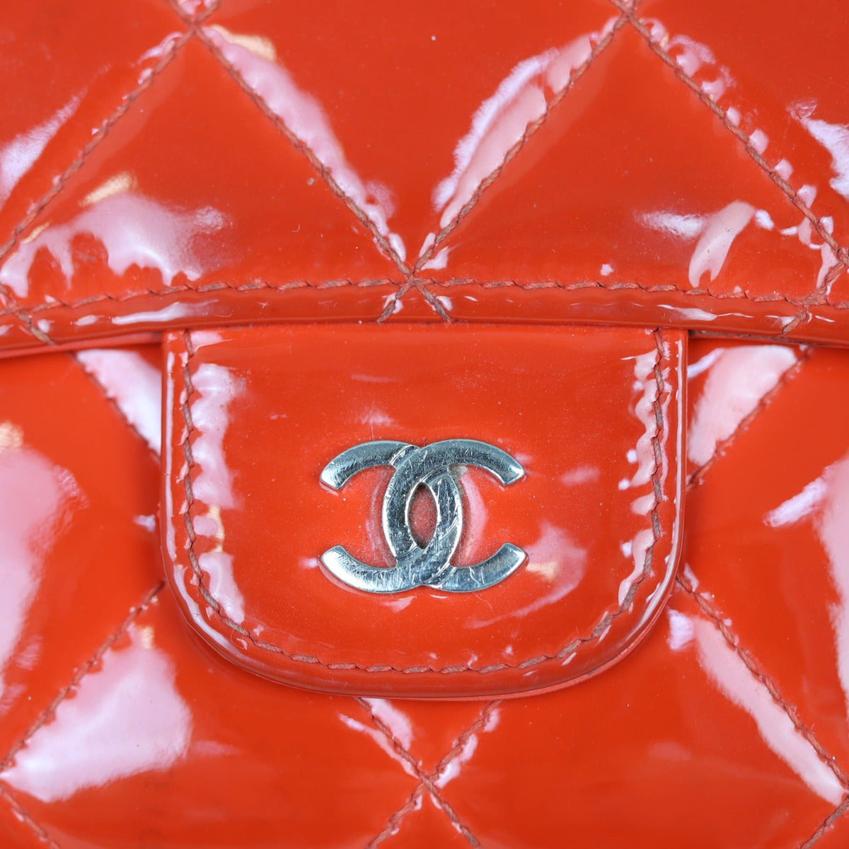 Chanel Classic Flap Long Wallet | Red Patent