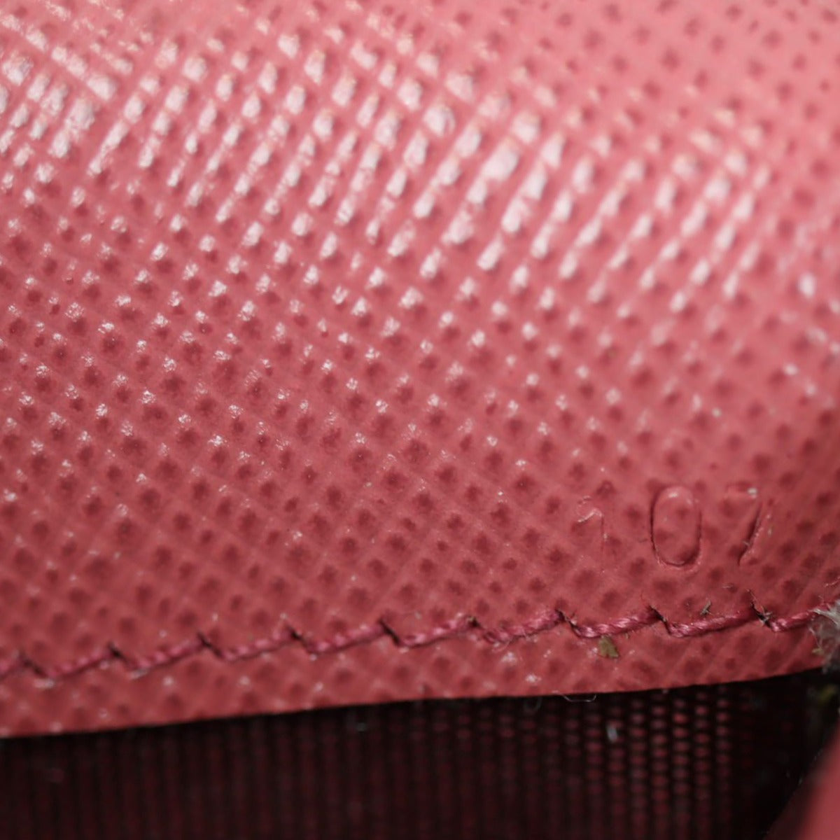 Prada Saffiano Metal Wallet on Strap