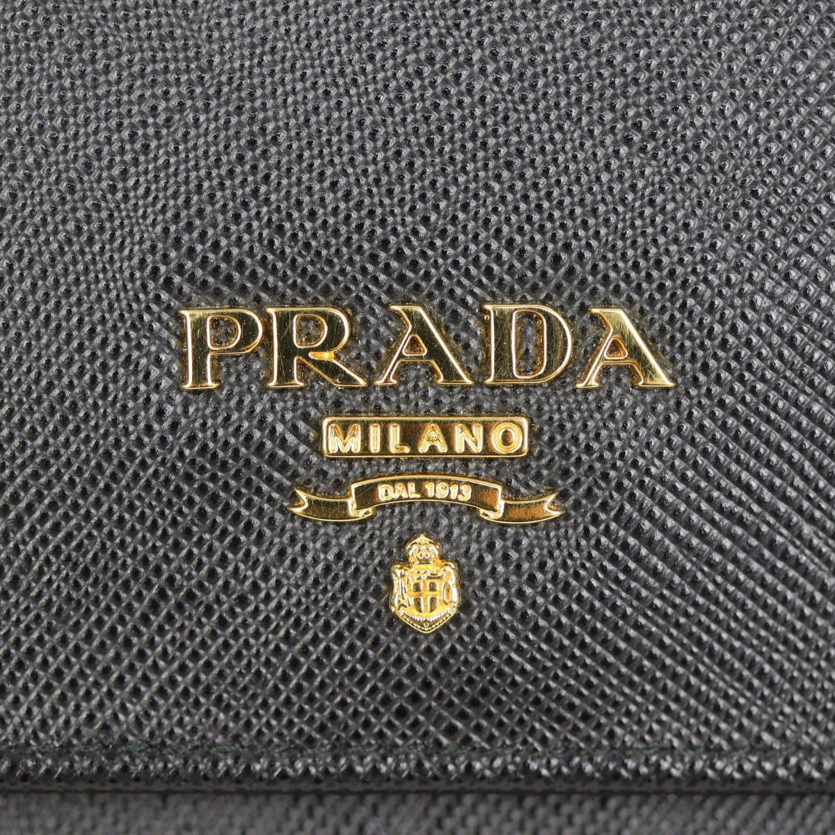 Prada Saffiano Metal Wallet on Strap