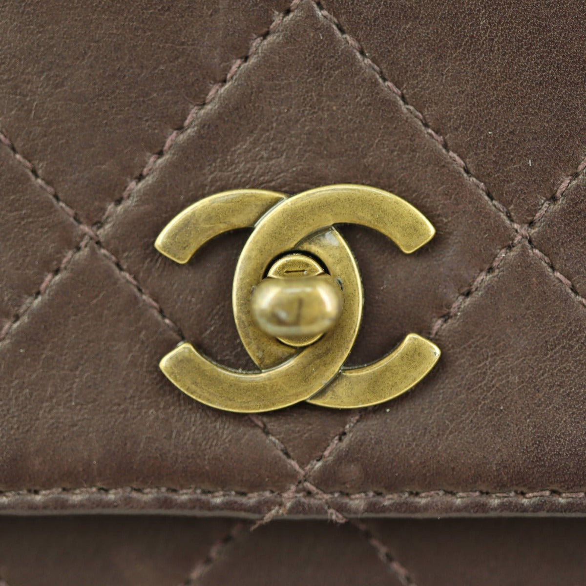 Chanel CC Vintage Front Pocket Shoulder Bag