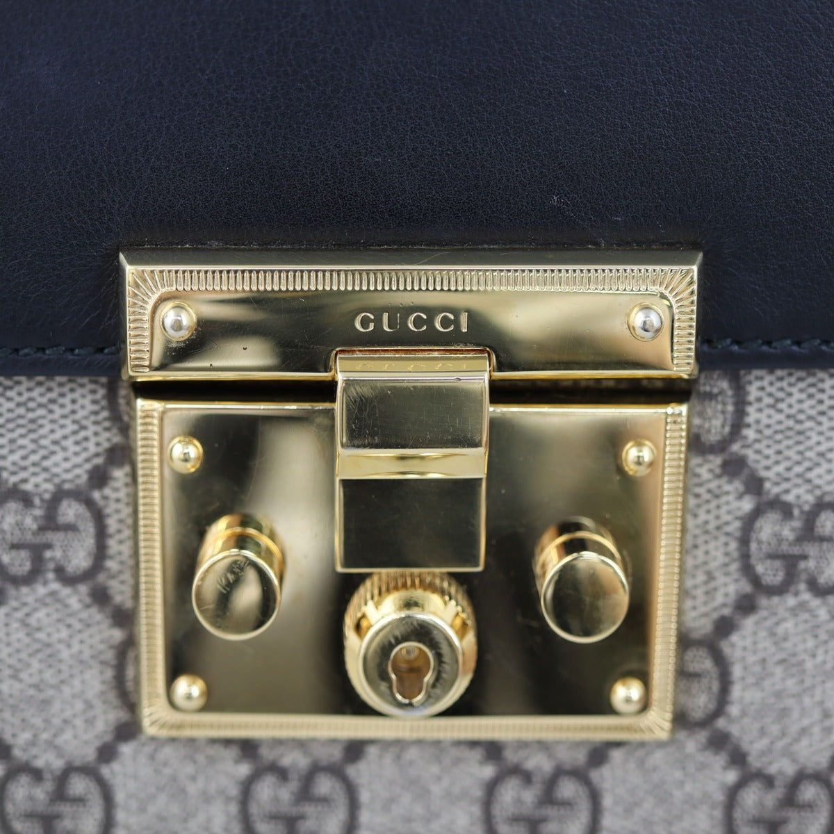 Gucci GG Supreme Padlock Medium Bag