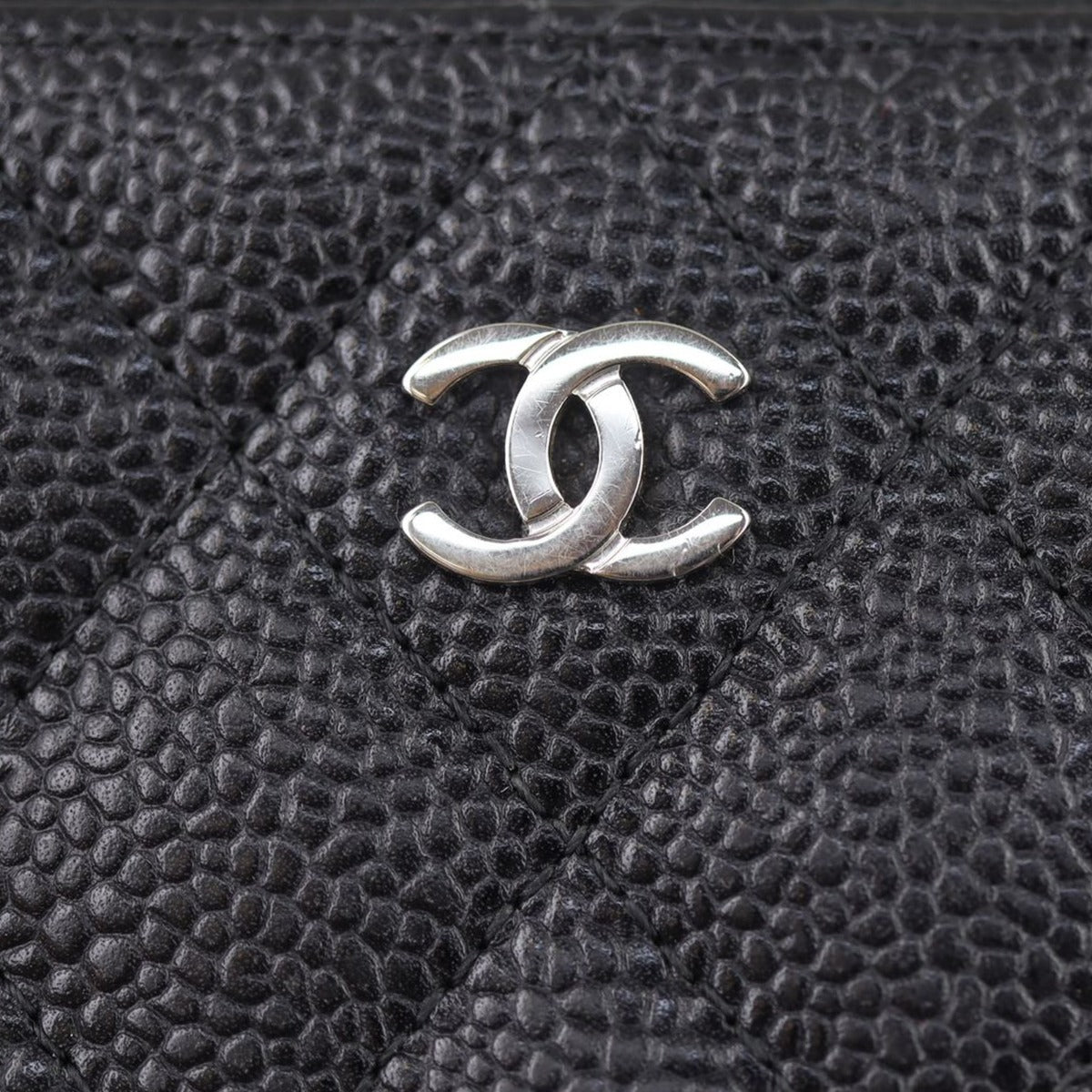 Chanel Classic Long Zipped Wallet | Silver Hardware