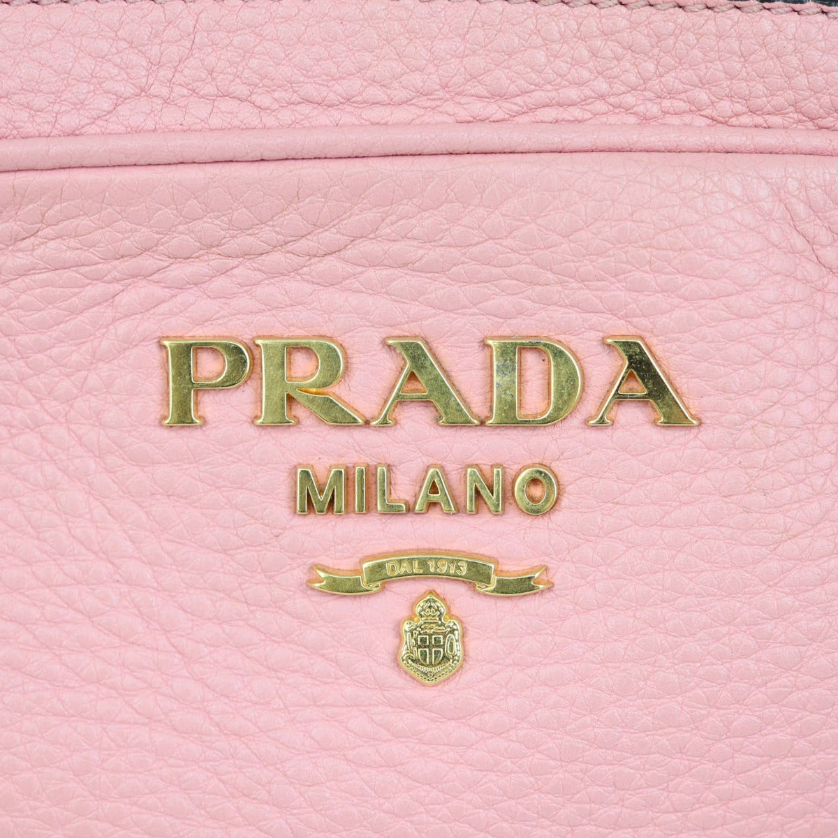 Prada Vitello Daino Double Zip Camera Bag