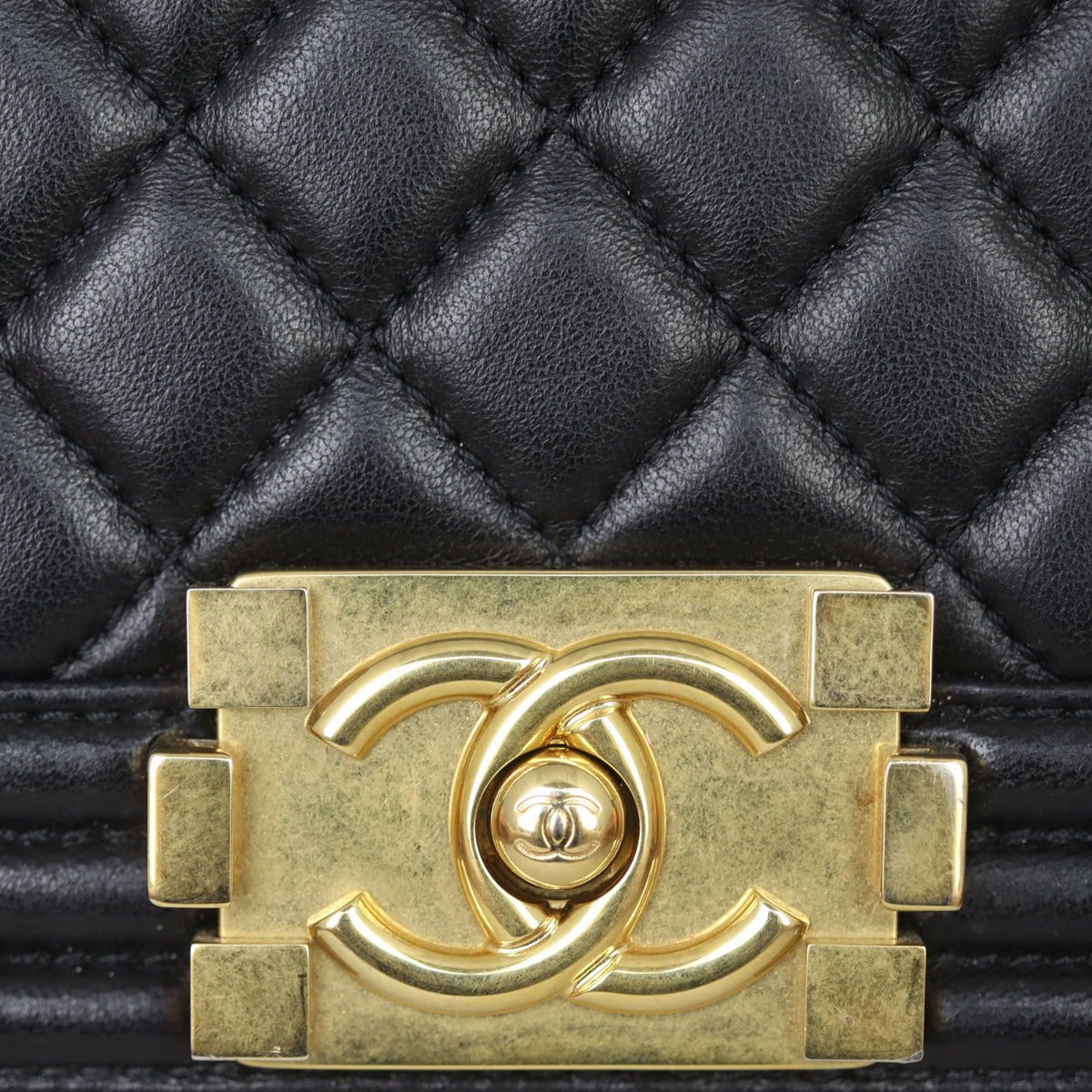 Chanel Boy Old Medium | Gold Hardware