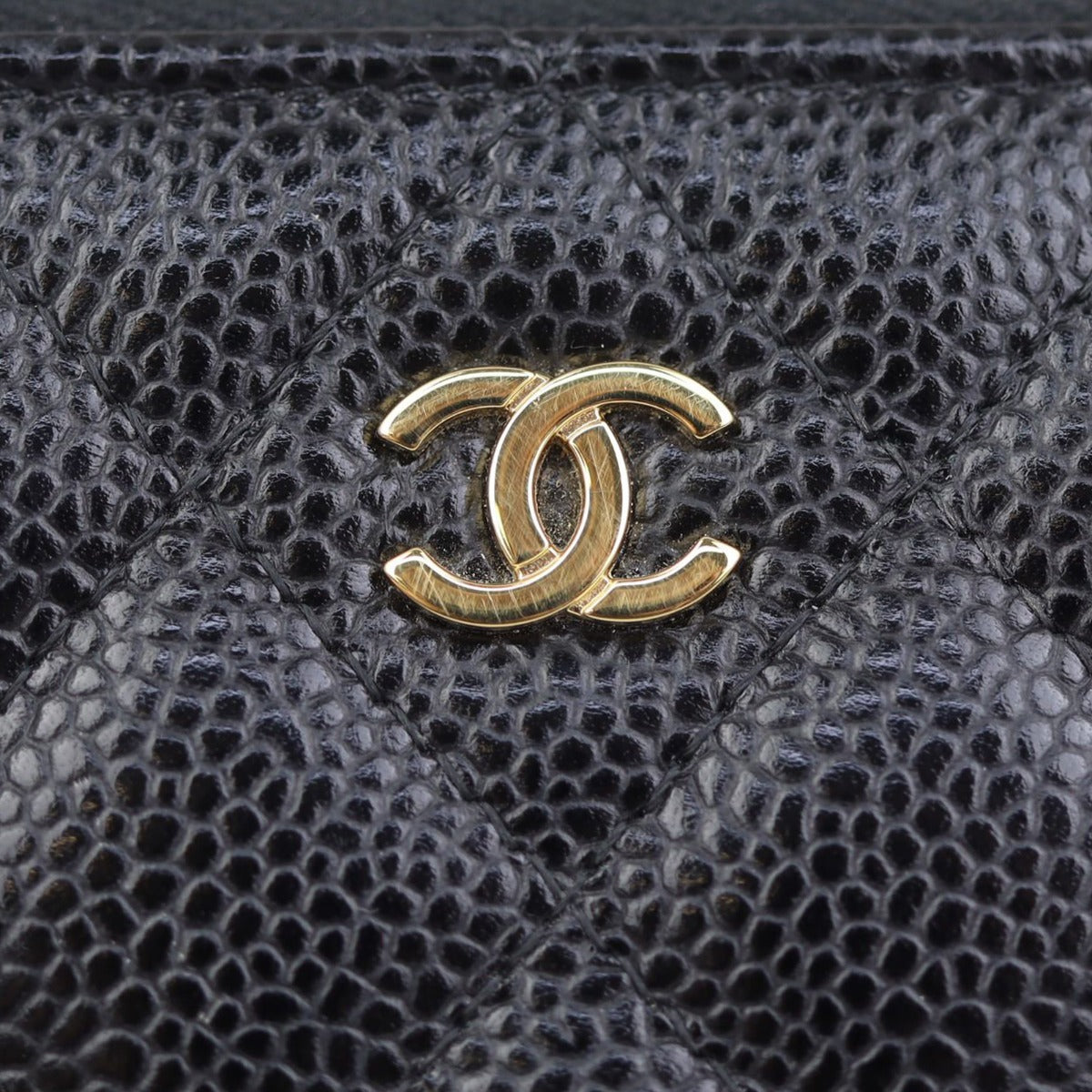 Chanel Classic Long Zipped Wallet | Gold Hardware