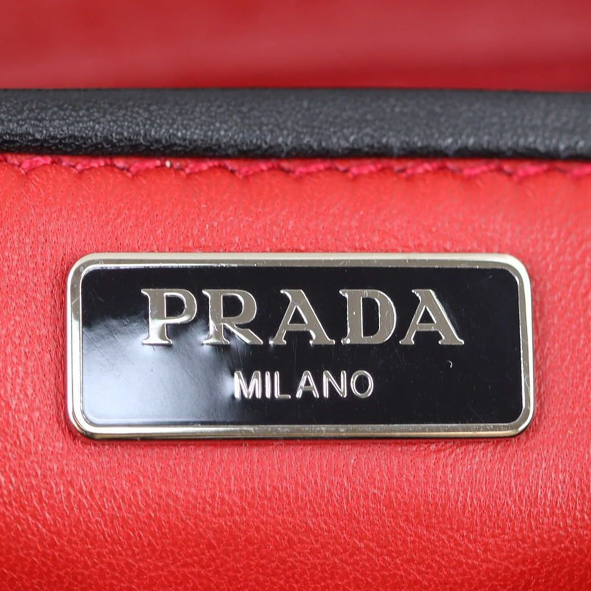 Prada Soft Calf Large Clutch