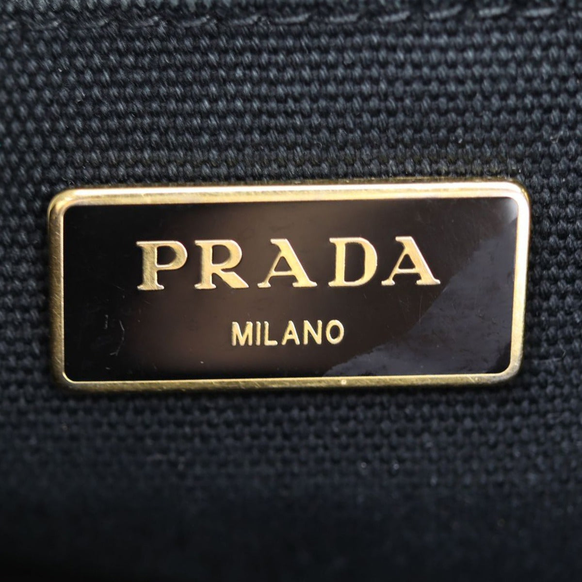 Prada Canapa Logo Tote Small